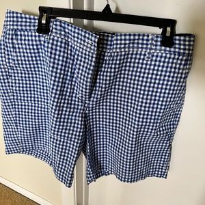 Blue and White Shorts